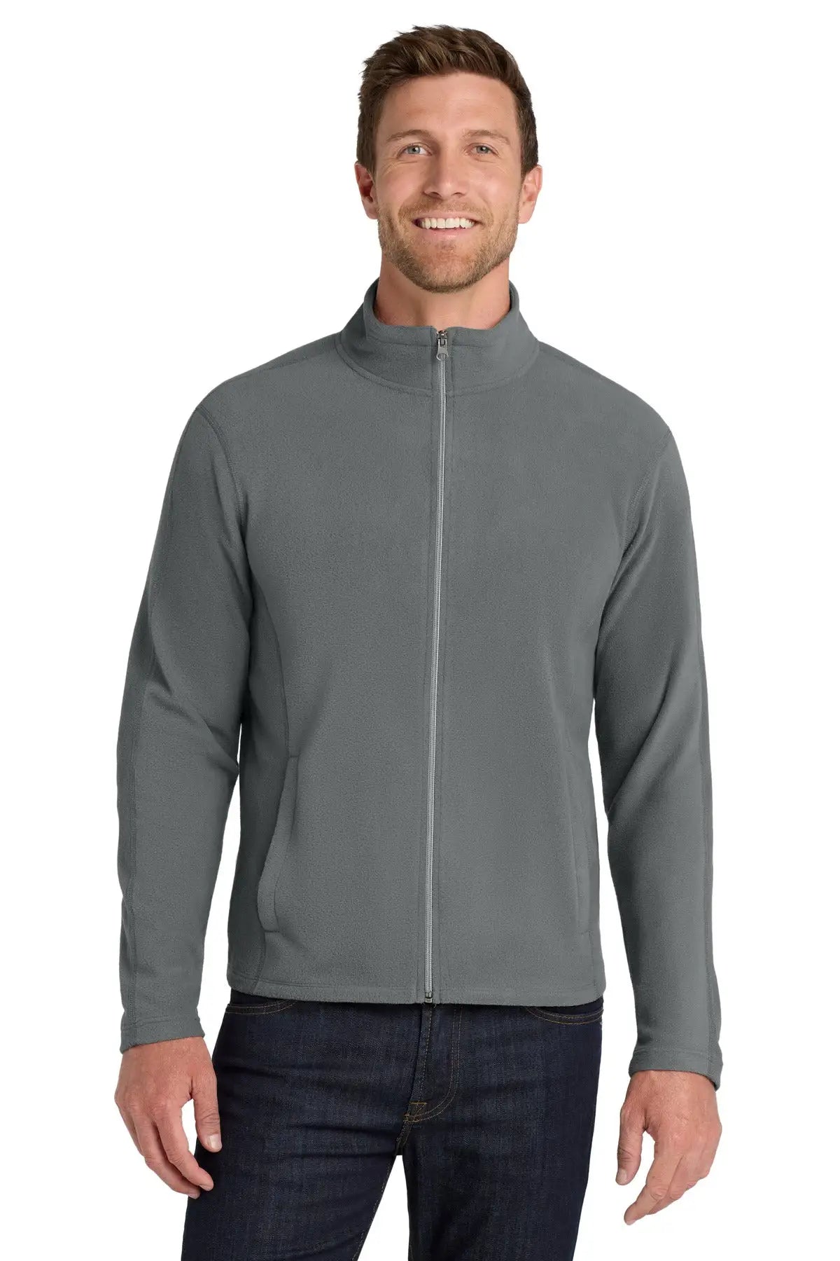 Port Authority F223 Microfleece Jacket - Pearl Gray