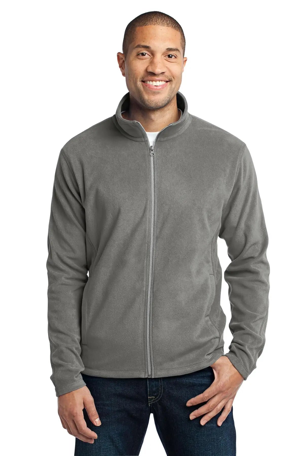Port Authority F223 Microfleece Jacket - Pearl Gray