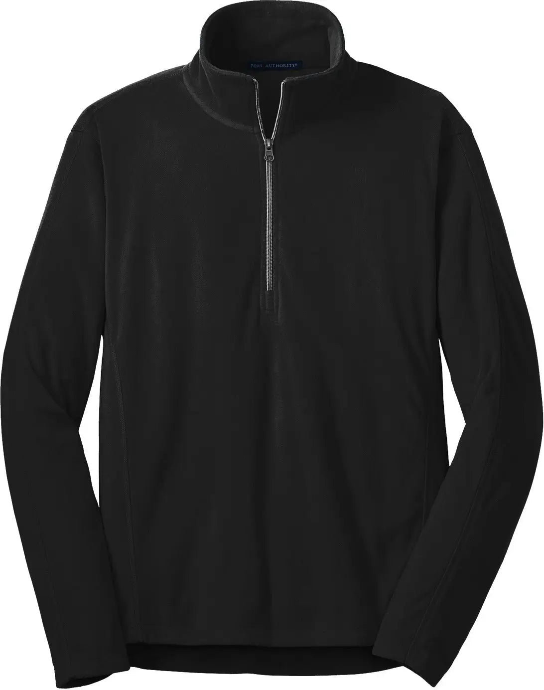 Port Authority F224 Microfleece 1/2-zip Pullover - Black