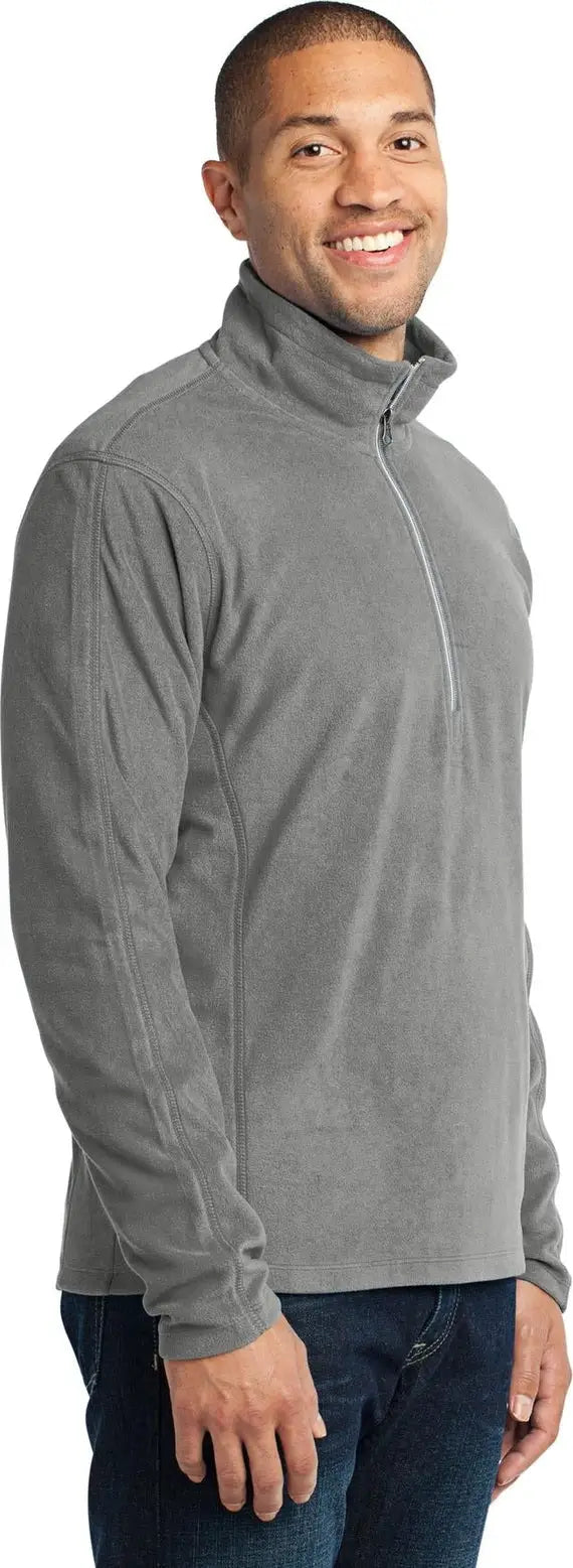 Port Authority F224 Microfleece 1/2-zip Pullover - Pearl Gray