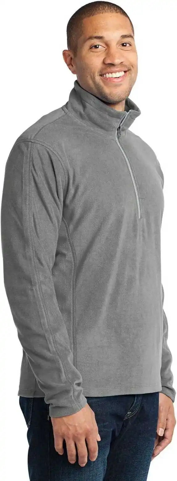 Port Authority F224 Microfleece 1/2-zip Pullover - Pearl Gray