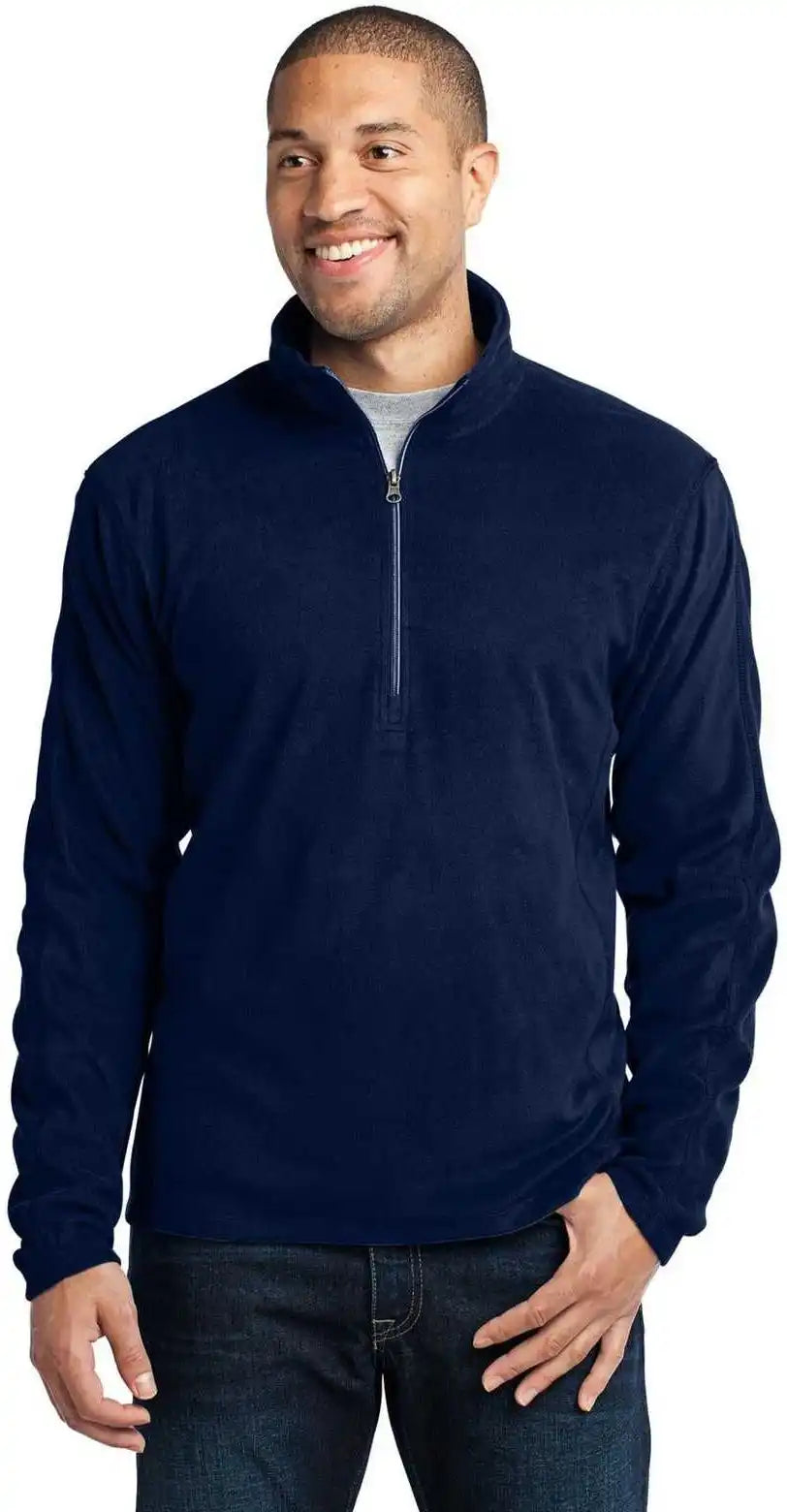 Port Authority F224 Microfleece 1/2-zip Pullover - True Navy