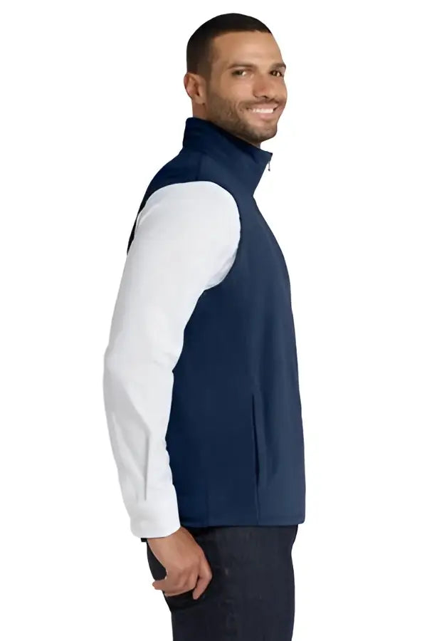 Port Authority F226 Microfleece Vest - Pearl Gray - Adult Xs