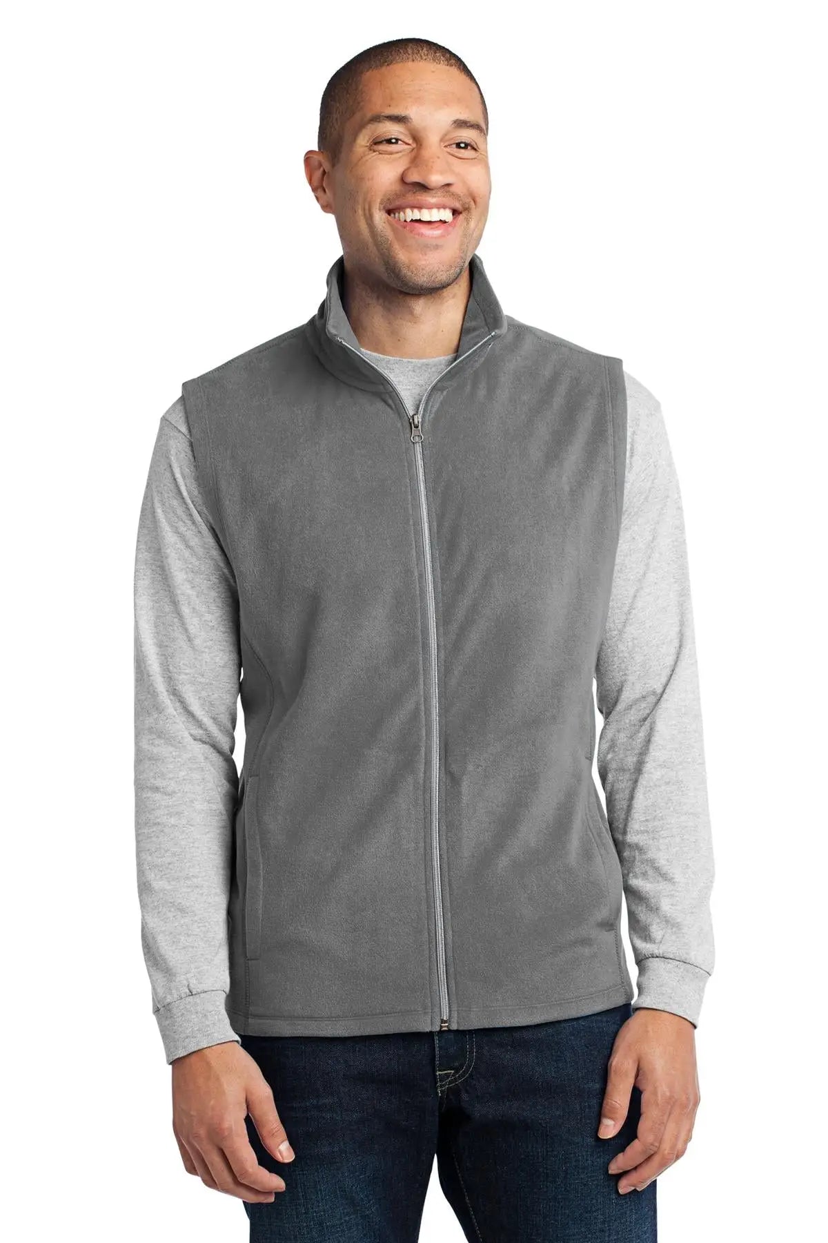 Port Authority F226 Microfleece Vest - Pearl Gray