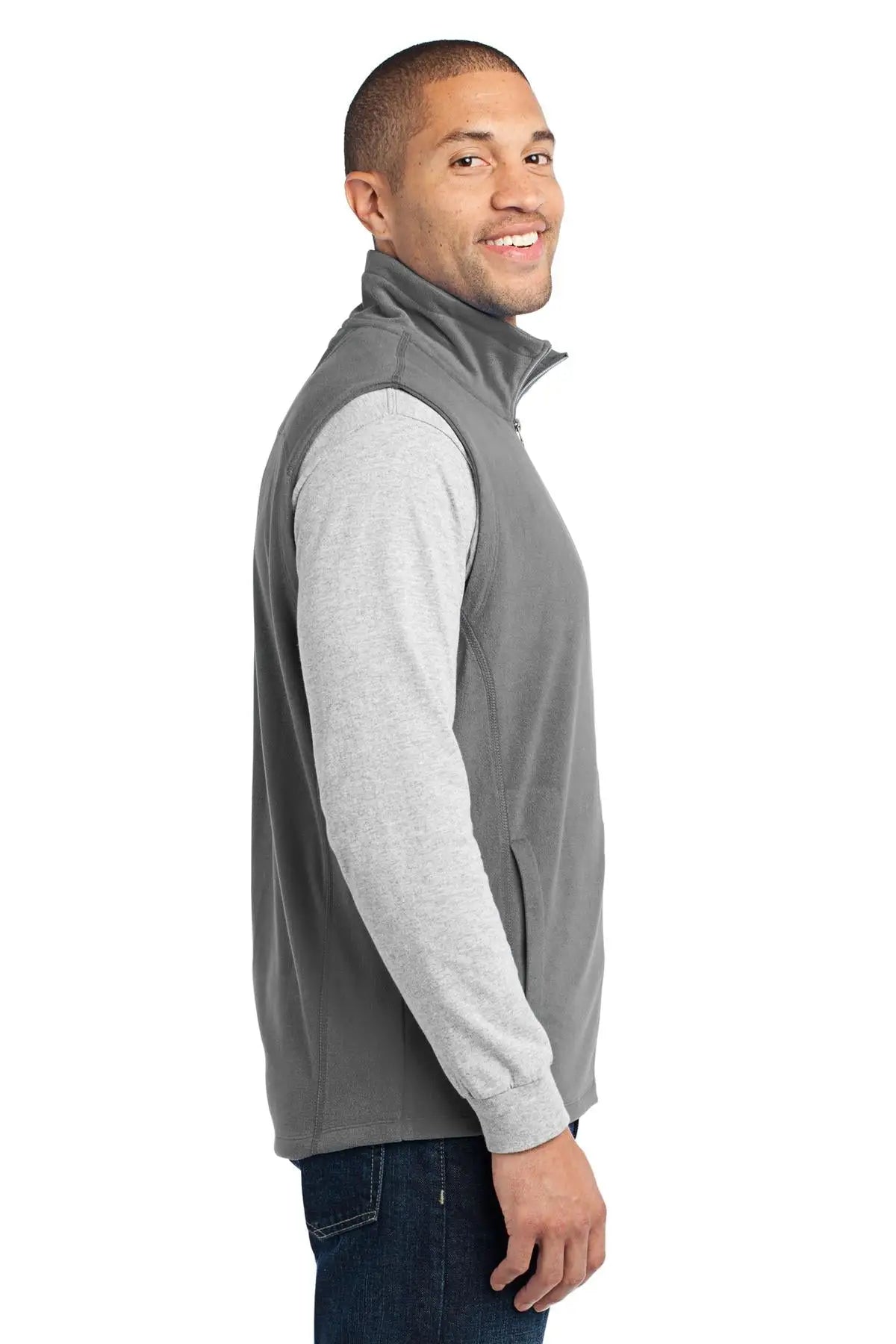Port Authority F226 Microfleece Vest - Pearl Gray
