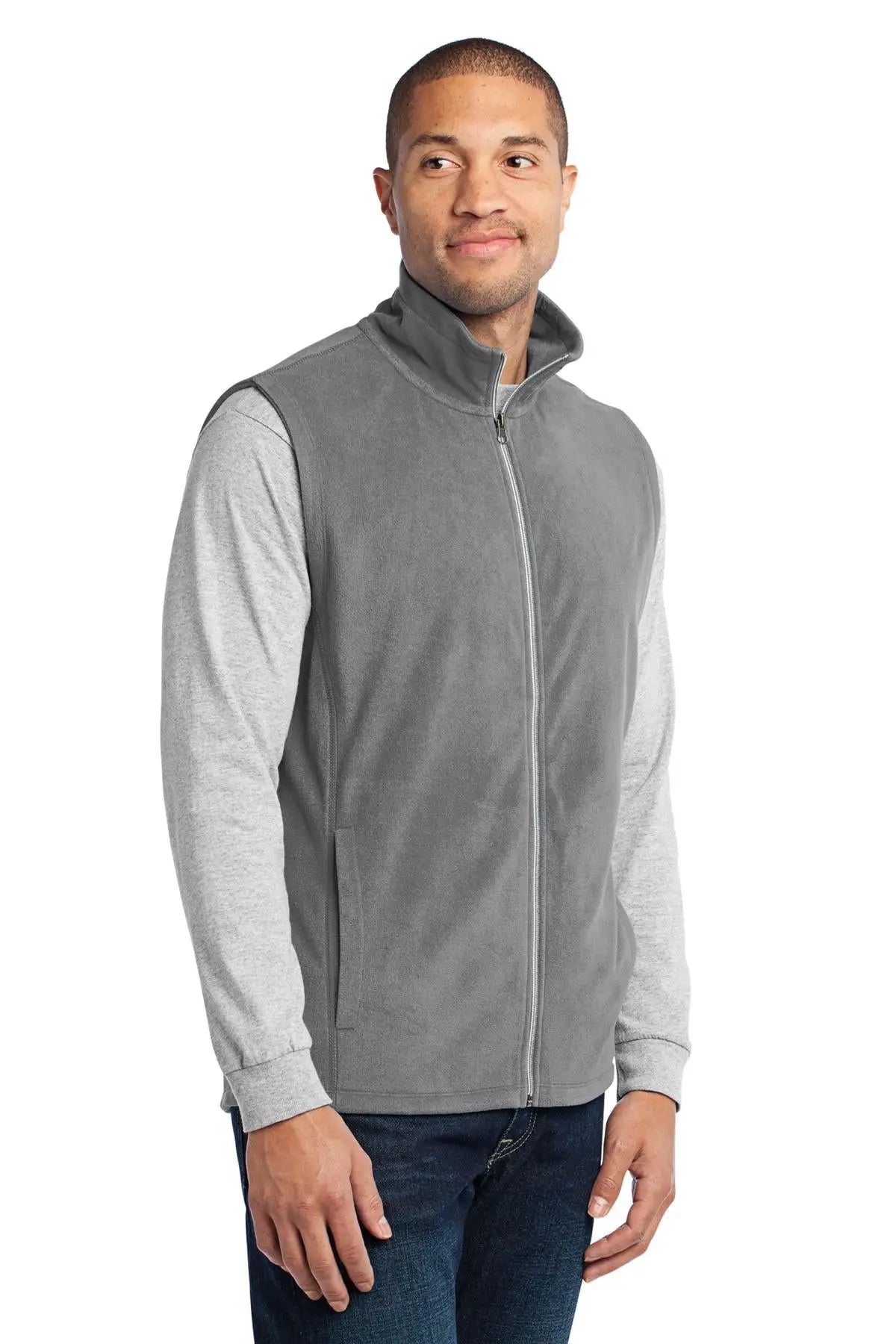Port Authority F226 Microfleece Vest - Pearl Gray