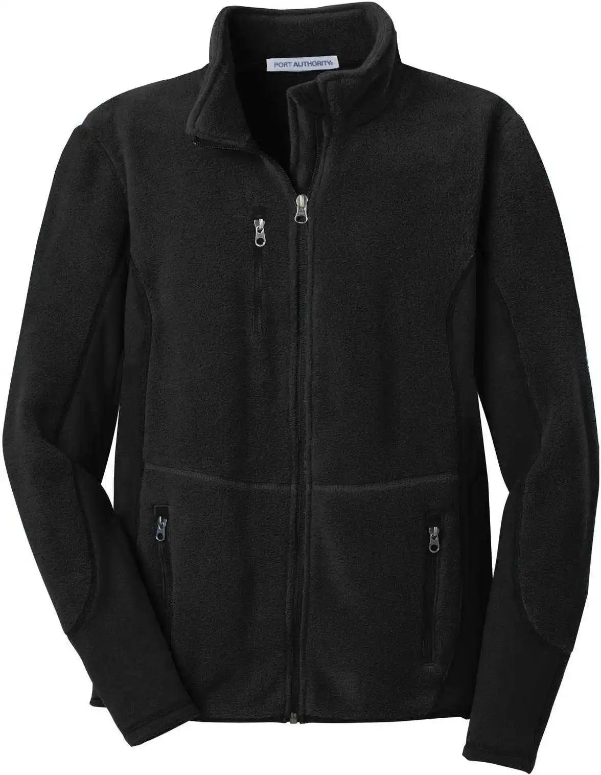 Port Authority F227 r Tek Pro Fleece Full Zip Jacket Black