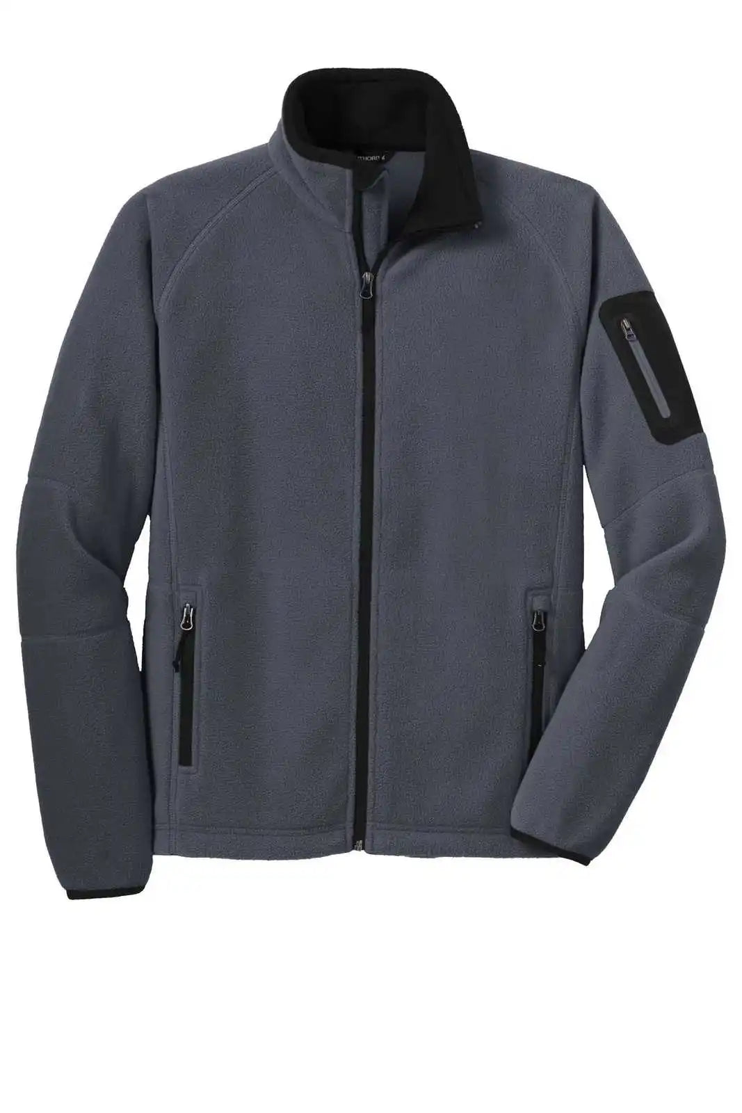 Port Authority F229 Enhanced Value Fleece Full-zip Jacket - Battleship Gray Black