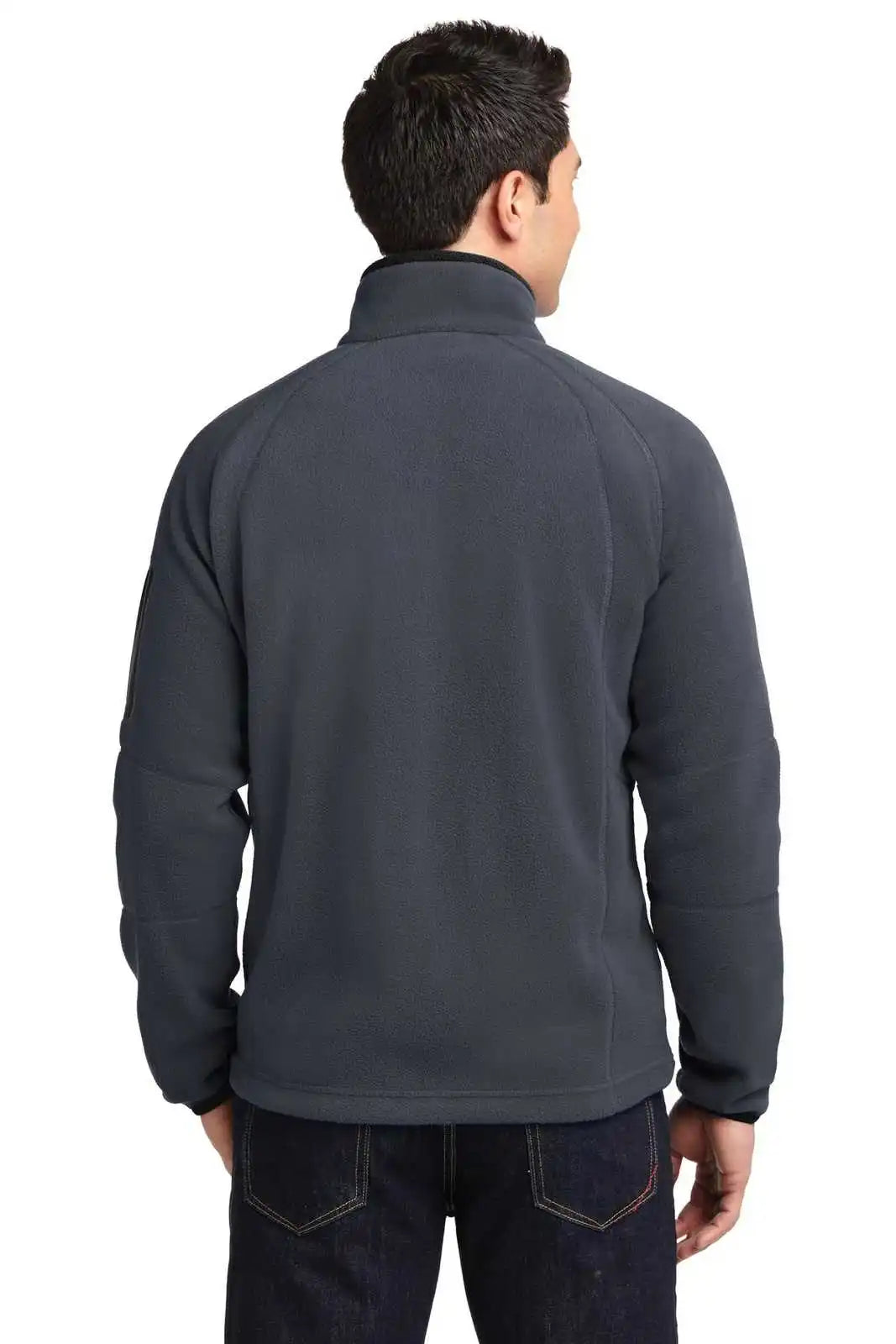 Port Authority F229 Enhanced Value Fleece Full-zip Jacket - Battleship Gray Black