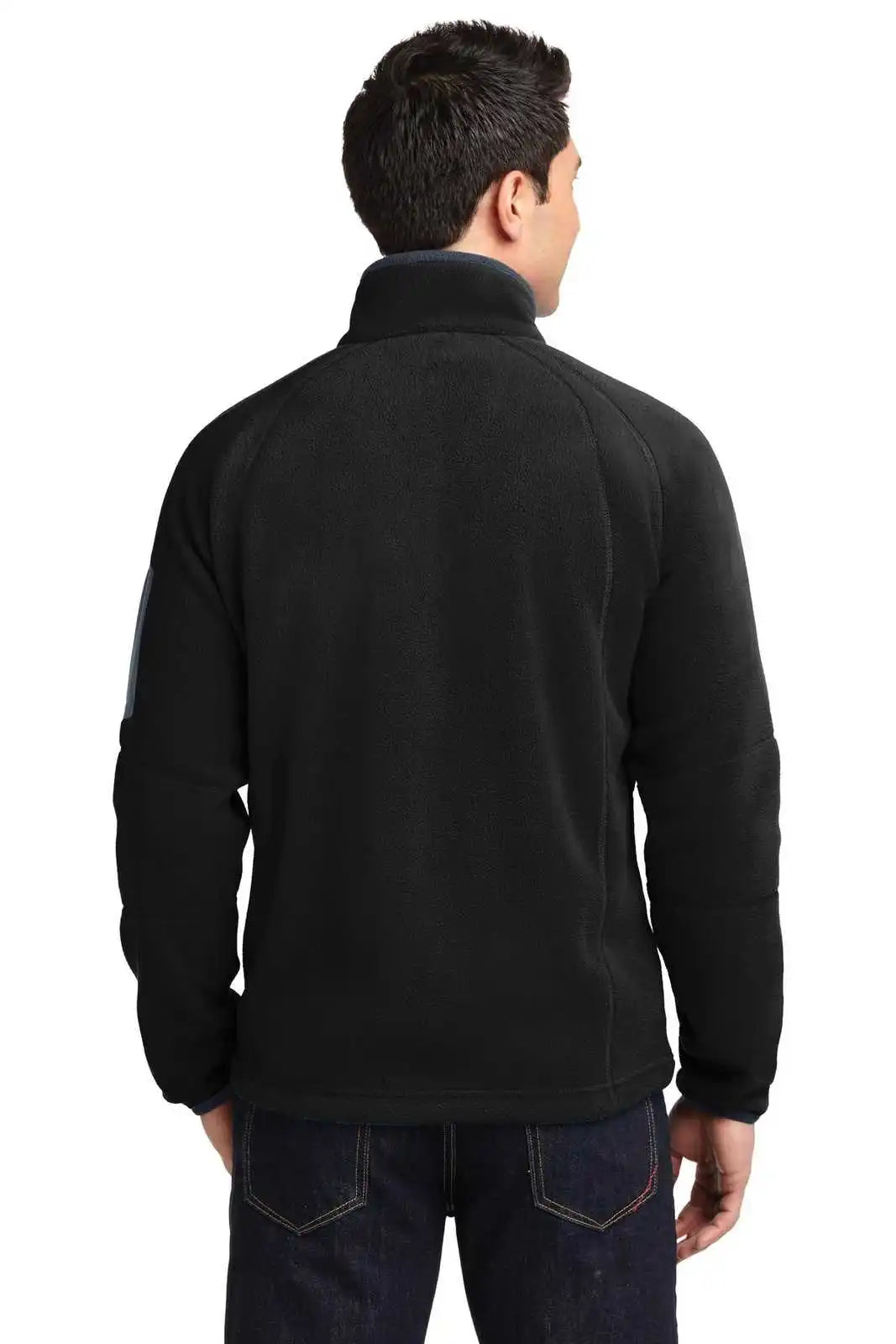 Port Authority F229 Enhanced Value Fleece Full-zip Jacket - Black Battleship Gray