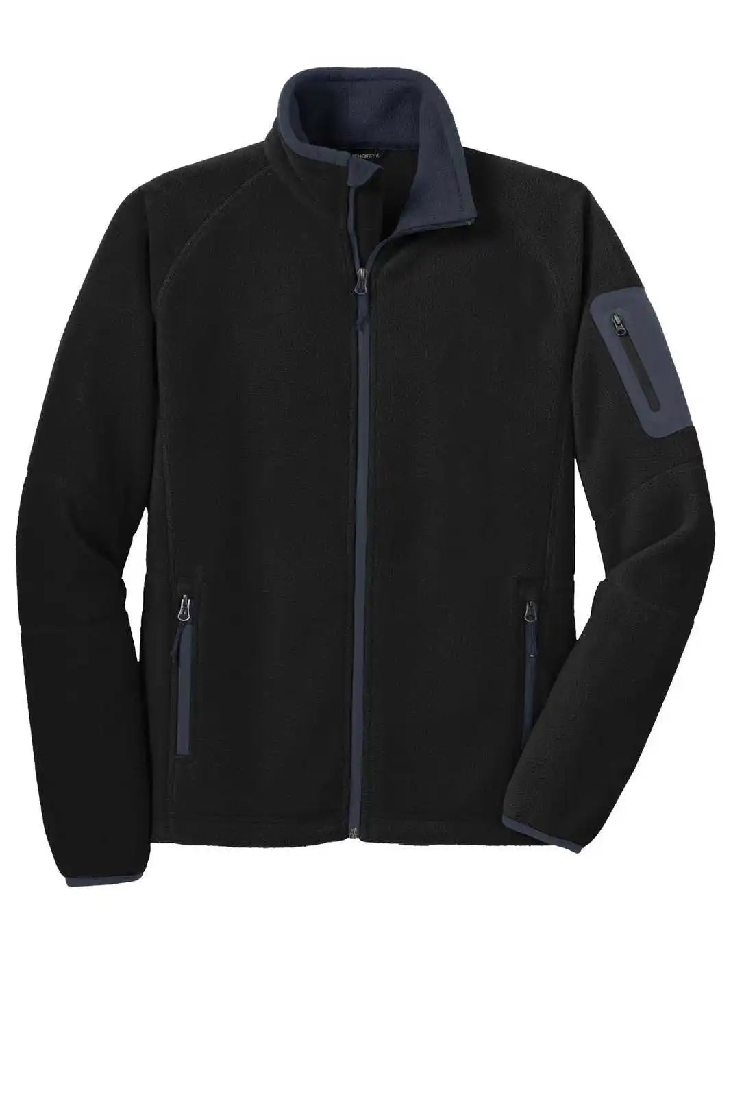 Port Authority F229 Enhanced Value Fleece Full-zip Jacket - Black Battleship Gray