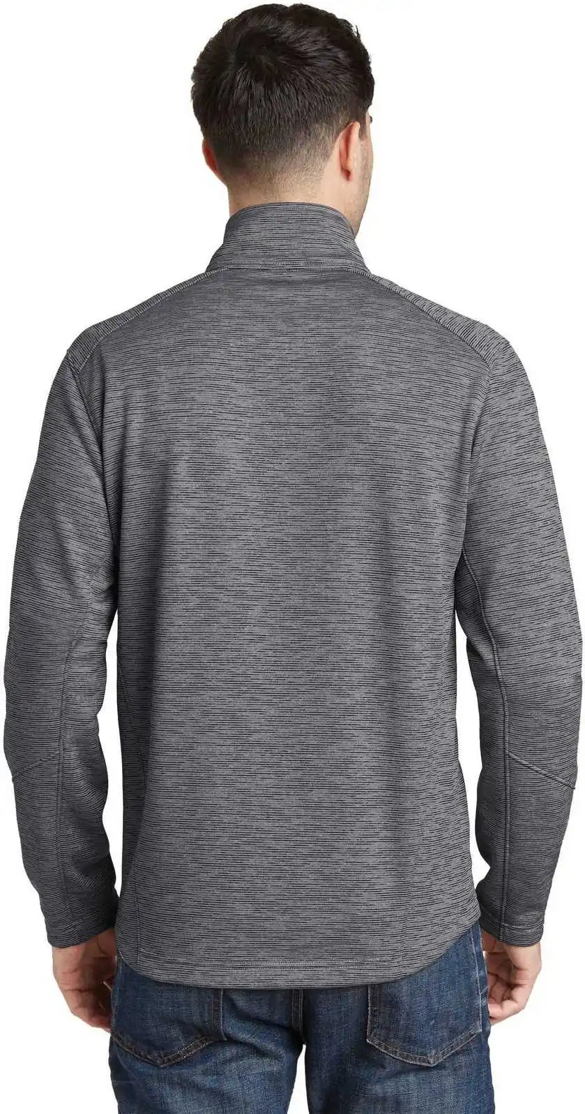Port Authority F231 Digi Stripe Fleece Jacket Black
