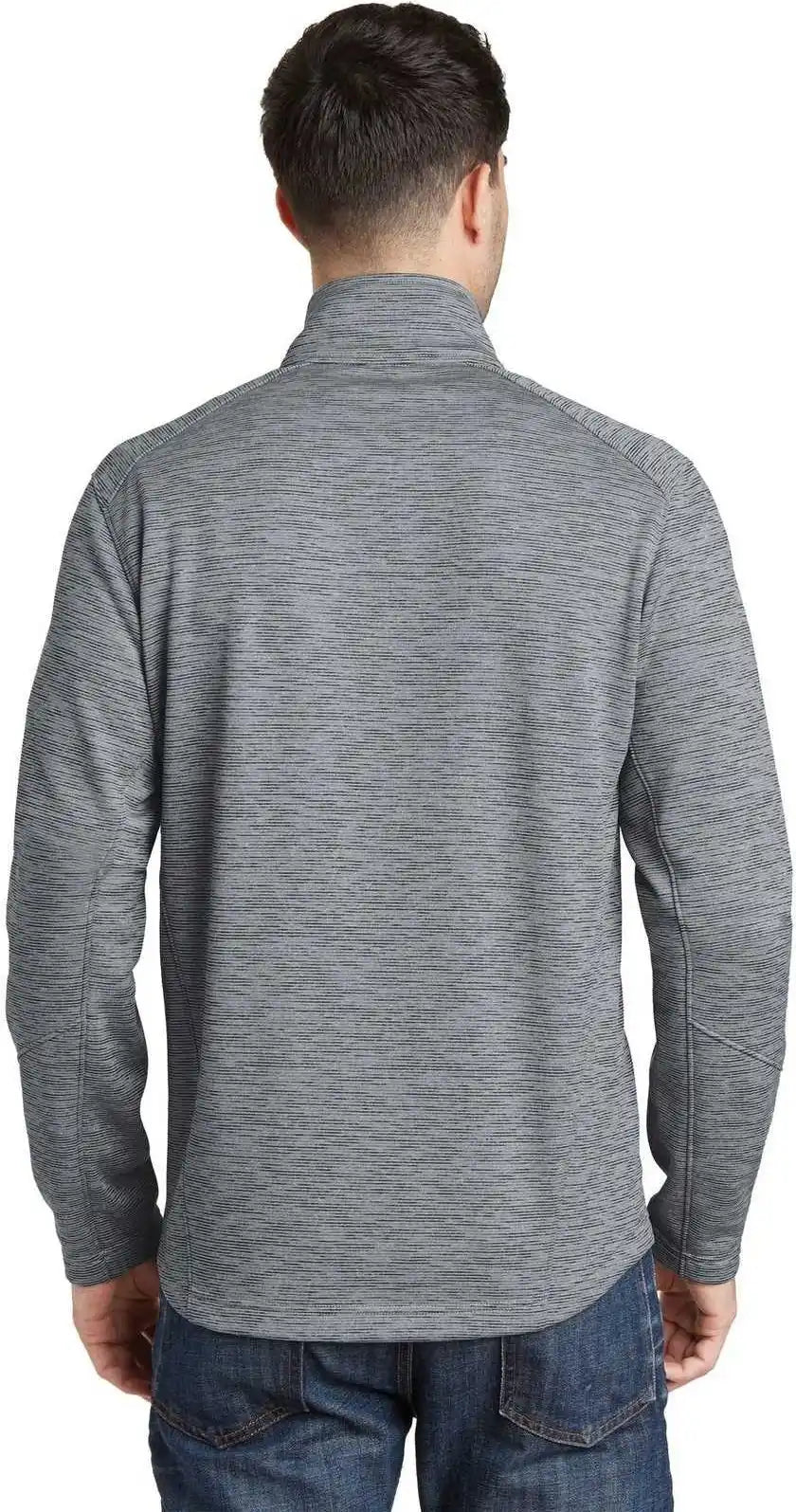 Port Authority F231 Digi Stripe Fleece Jacket Gray