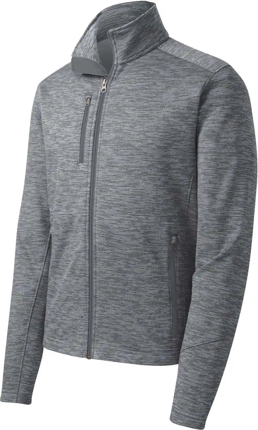 Port Authority F231 Digi Stripe Fleece Jacket - Grey
