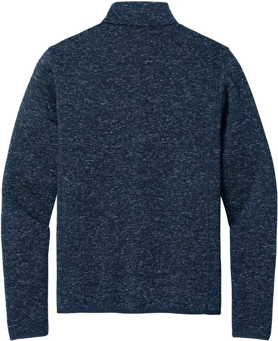 Port Authority F232 Sweater Fleece Jacket - River Blue Navy Heather