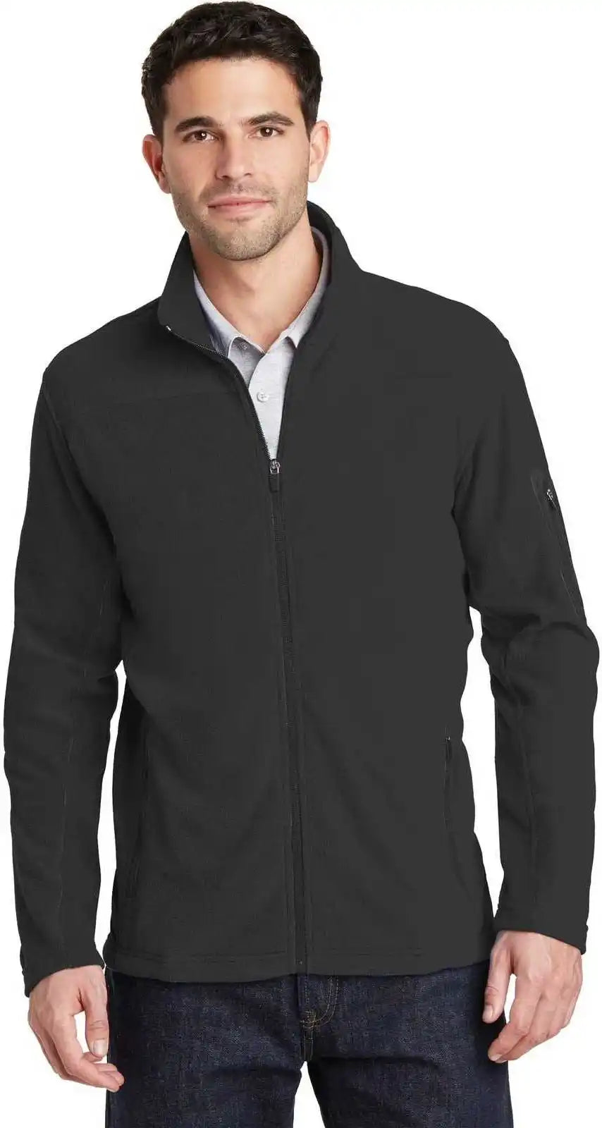 Port Authority F233 Summit Fleece Full Zip Jacket Black
