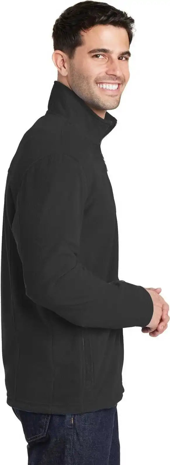 Port Authority F233 Summit Fleece Full Zip Jacket Black