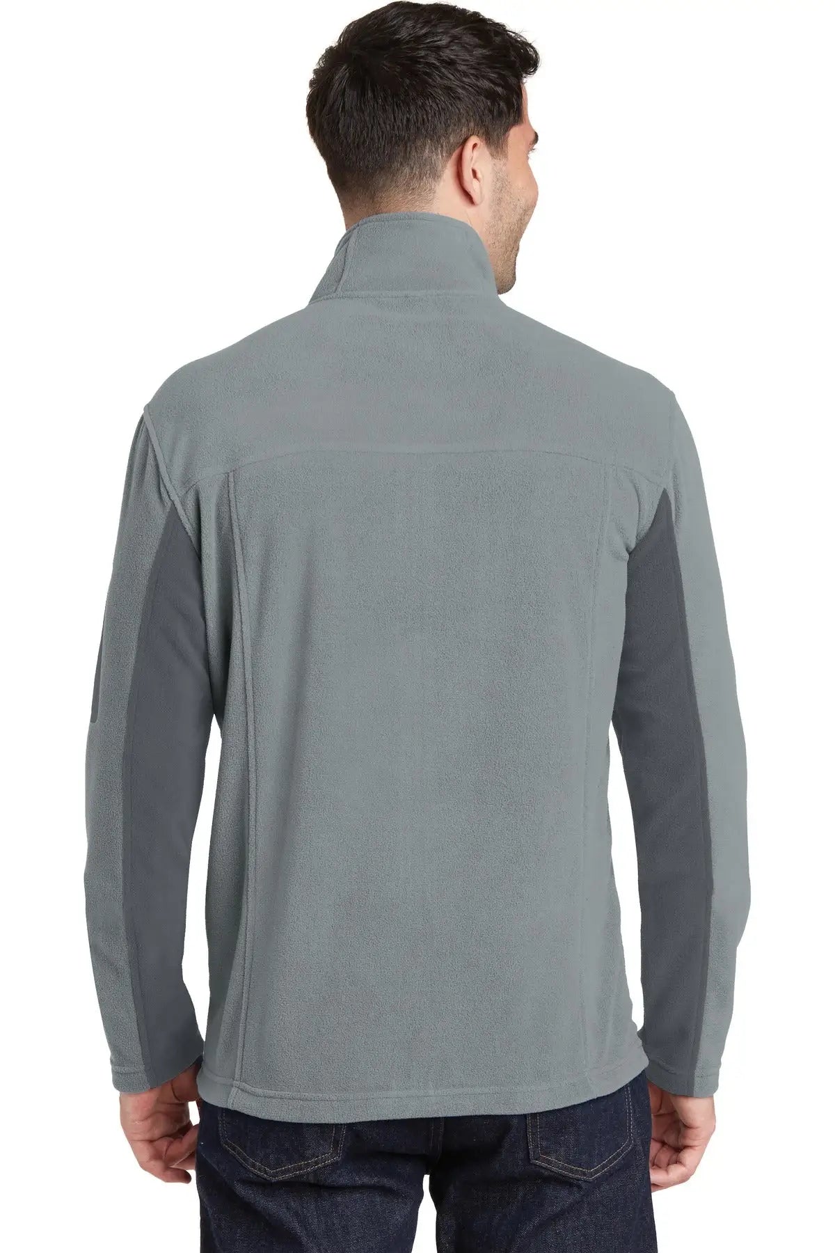 Port Authority F233 Summit Fleece Full-zip Jacket - Frost Gray Magnet