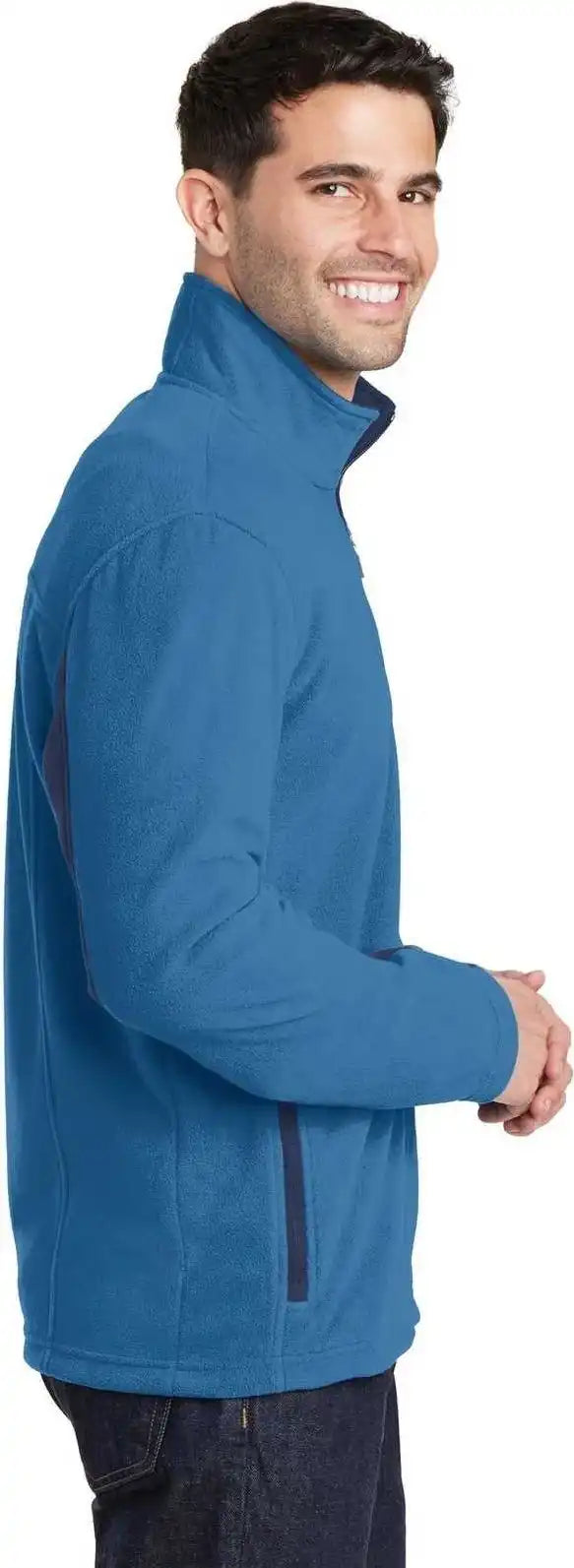 Port Authority F233 Summit Fleece Full-zip Jacket - Regal Blue Dress Navy