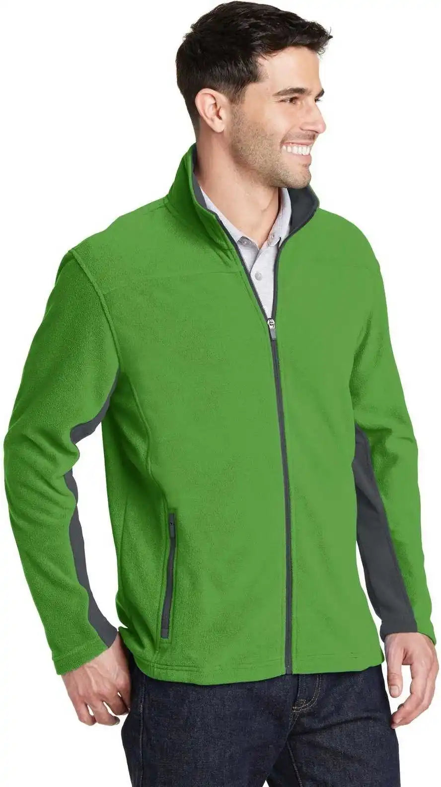 Port Authority F233 Summit Fleece Full Zip Jacket Vine Green Magnet