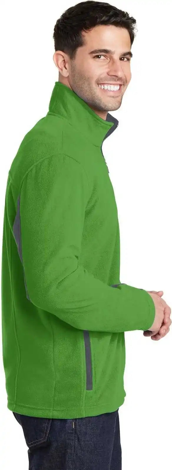 Port Authority F233 Summit Fleece Full Zip Jacket Vine Green Magnet