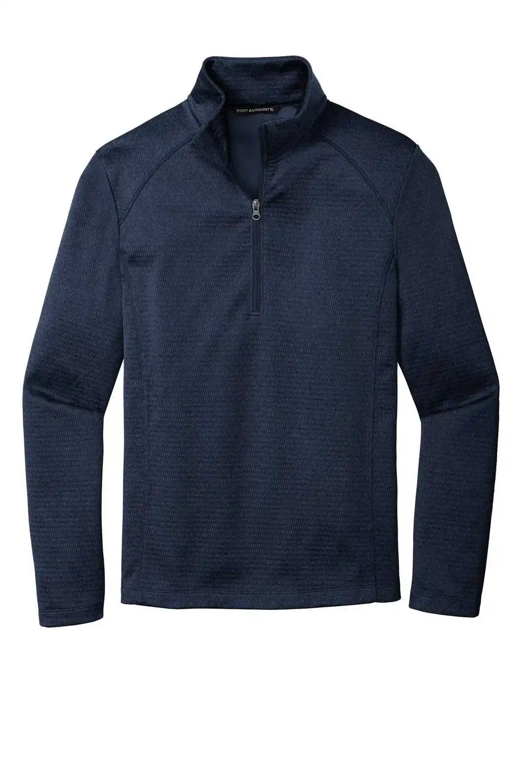 Port Authority F248 Diamond Heather Fleece 1/4-zip Pullover - Dress Blue Navy