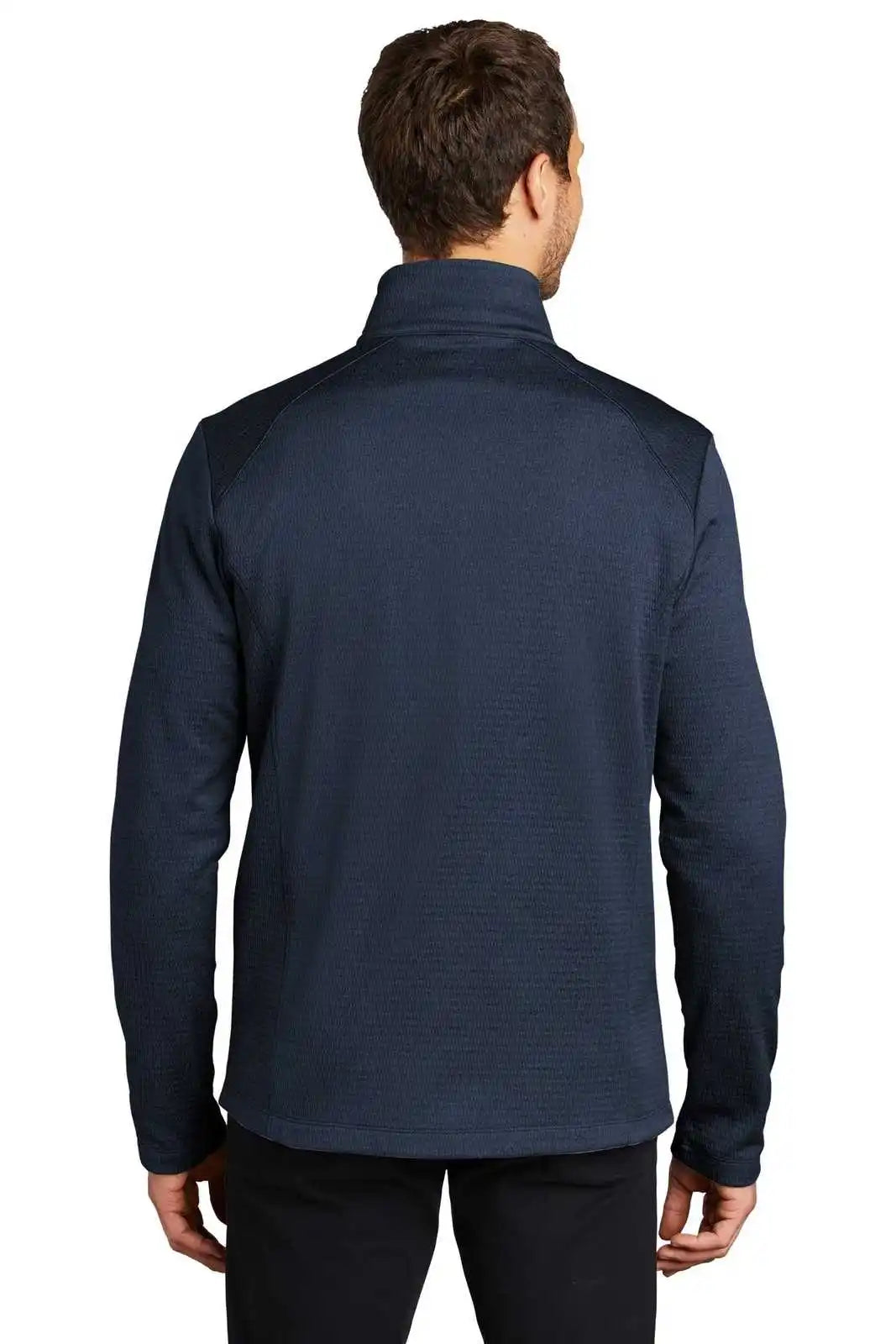 Port Authority F248 Diamond Heather Fleece 1/4-zip Pullover - Dress Blue Navy