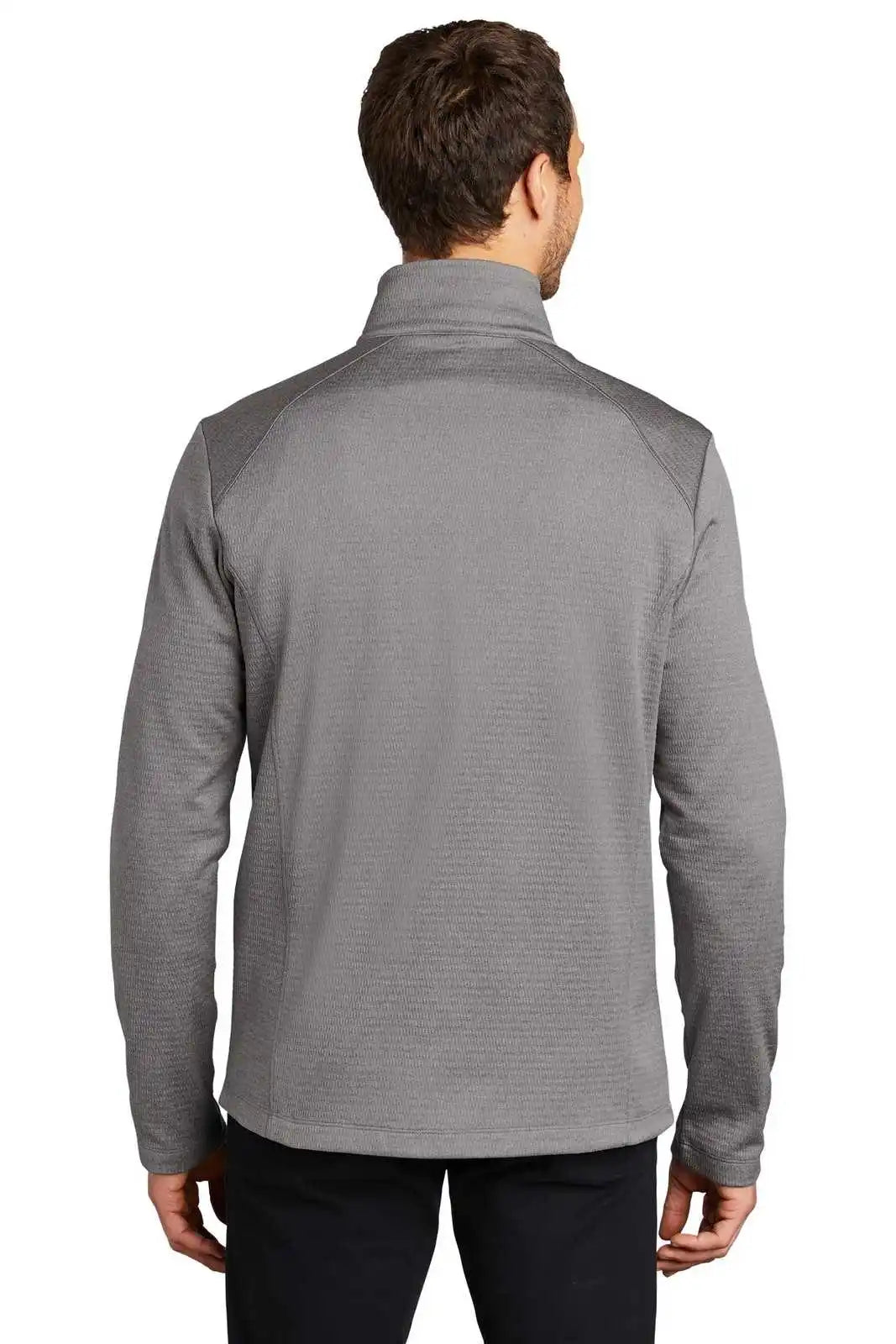 Port Authority F248 Diamond Heather Fleece 1/4-zip Pullover F248gusty Gray