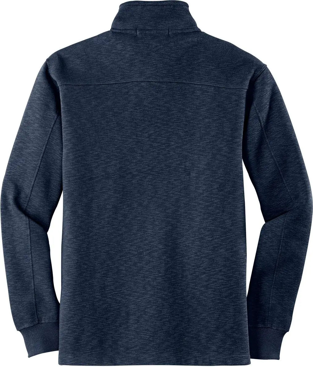 Port Authority F295 Slub Fleece 1/4-zip Pullover - Navy