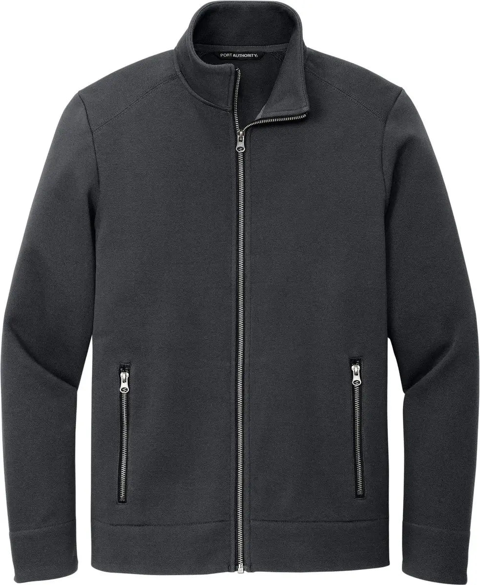 Port Authority F422 Network Fleece Jacket - Charcoal