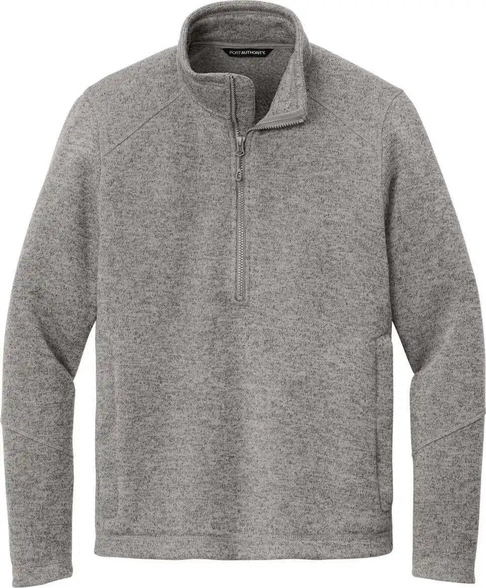Port Authority F426 Arc Sweater Fleece 1/4-zip - Dpsmkhthr