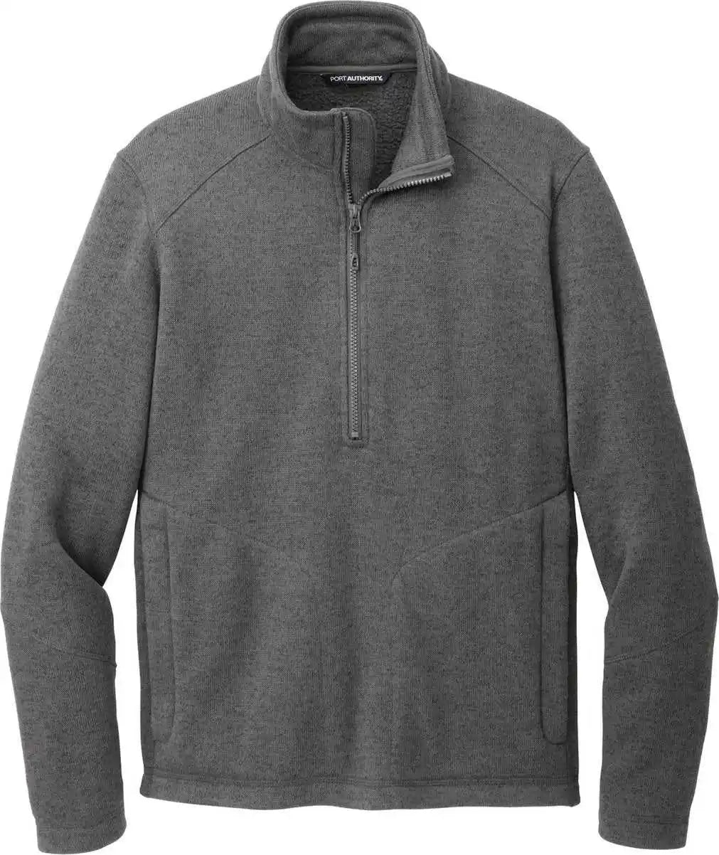 Port Authority F426 Arc Sweater Fleece 1/4-zip - Grysmkhthr