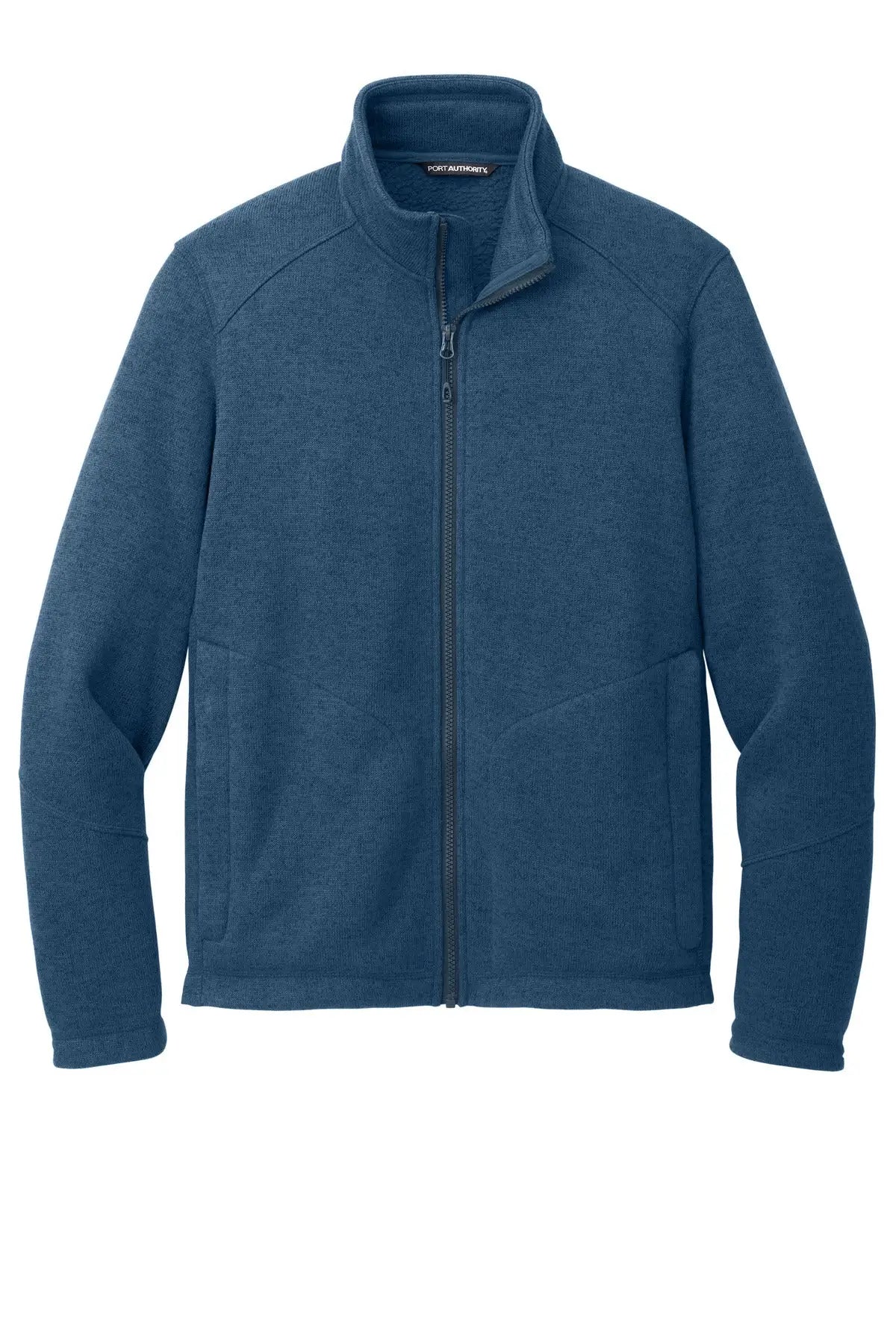 Port Authority F428 Arc Sweater Fleece Jacket - Insignia Blue Heather