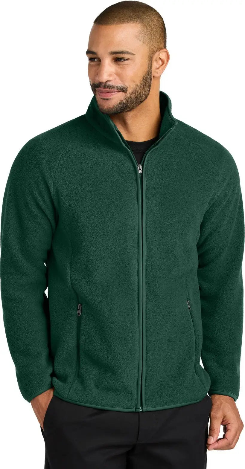 Port Authority F700 C-free Raglan Fleece - Dark Green - Adult Xs