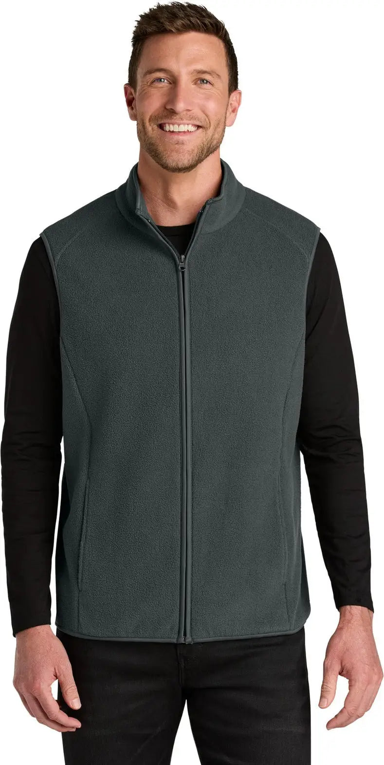Port Authority F702 C-free Fleece Vest - Gray Steel