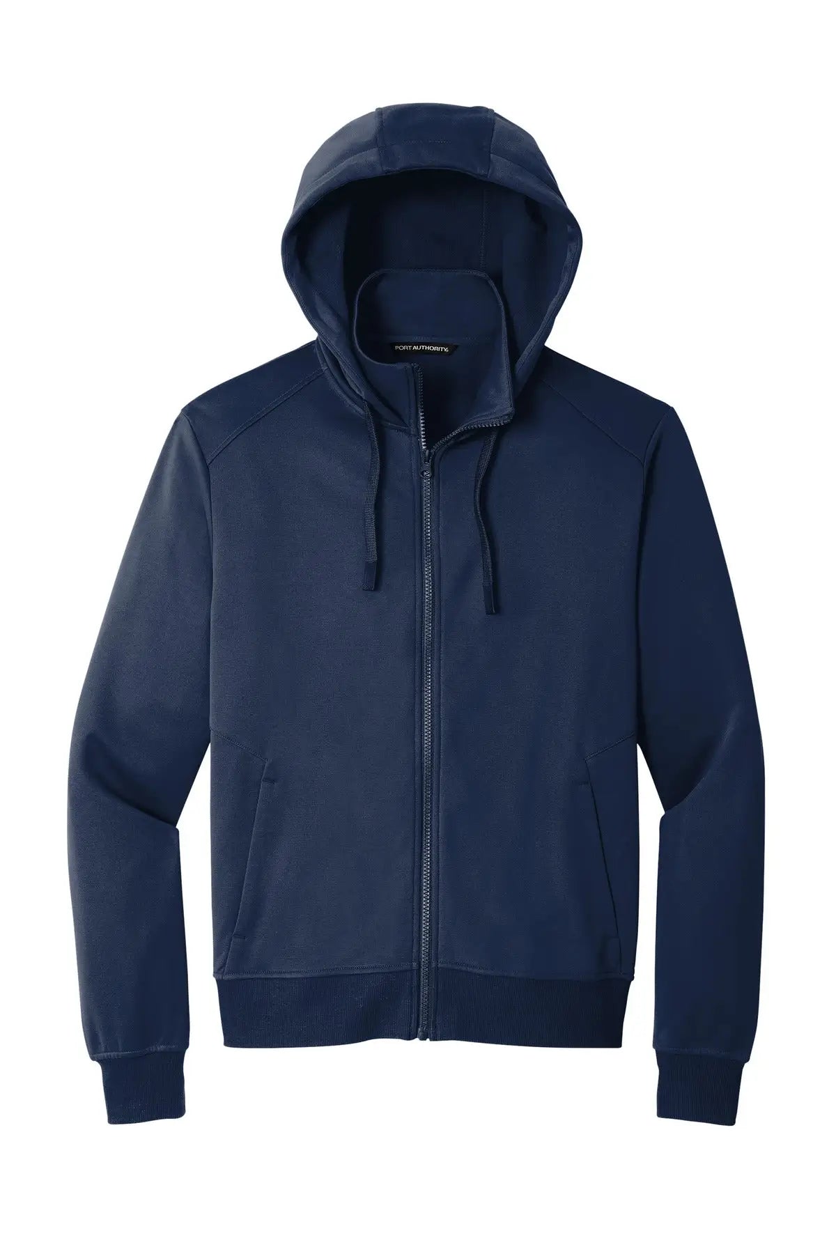 Port Authority F814 Smooth Fleece Hooded Jacket - River Blue Navy
