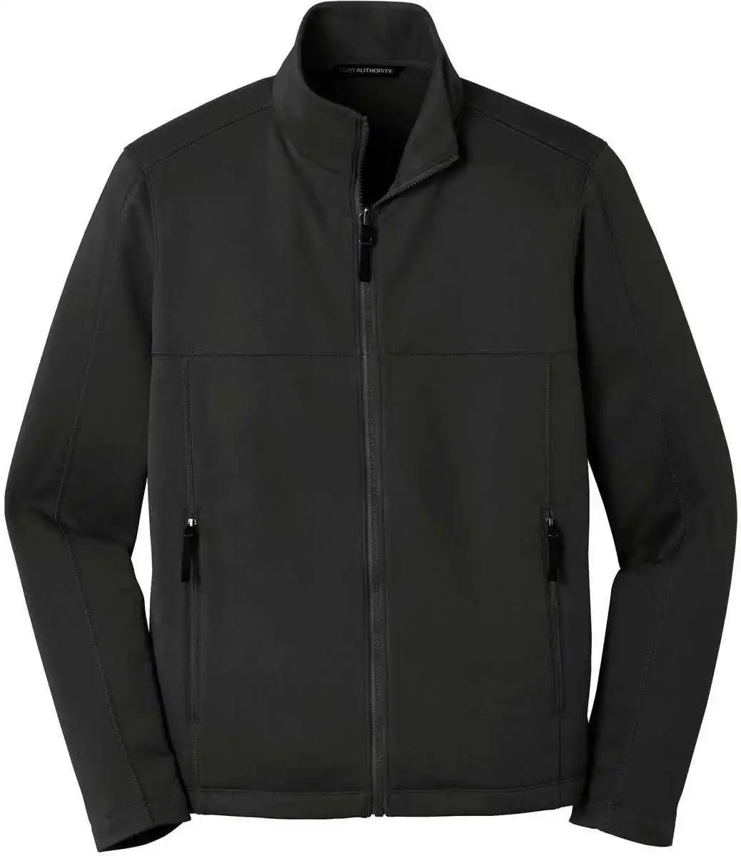 Port Authority F904 Collective Smooth Fleece Jacket Deep Black
