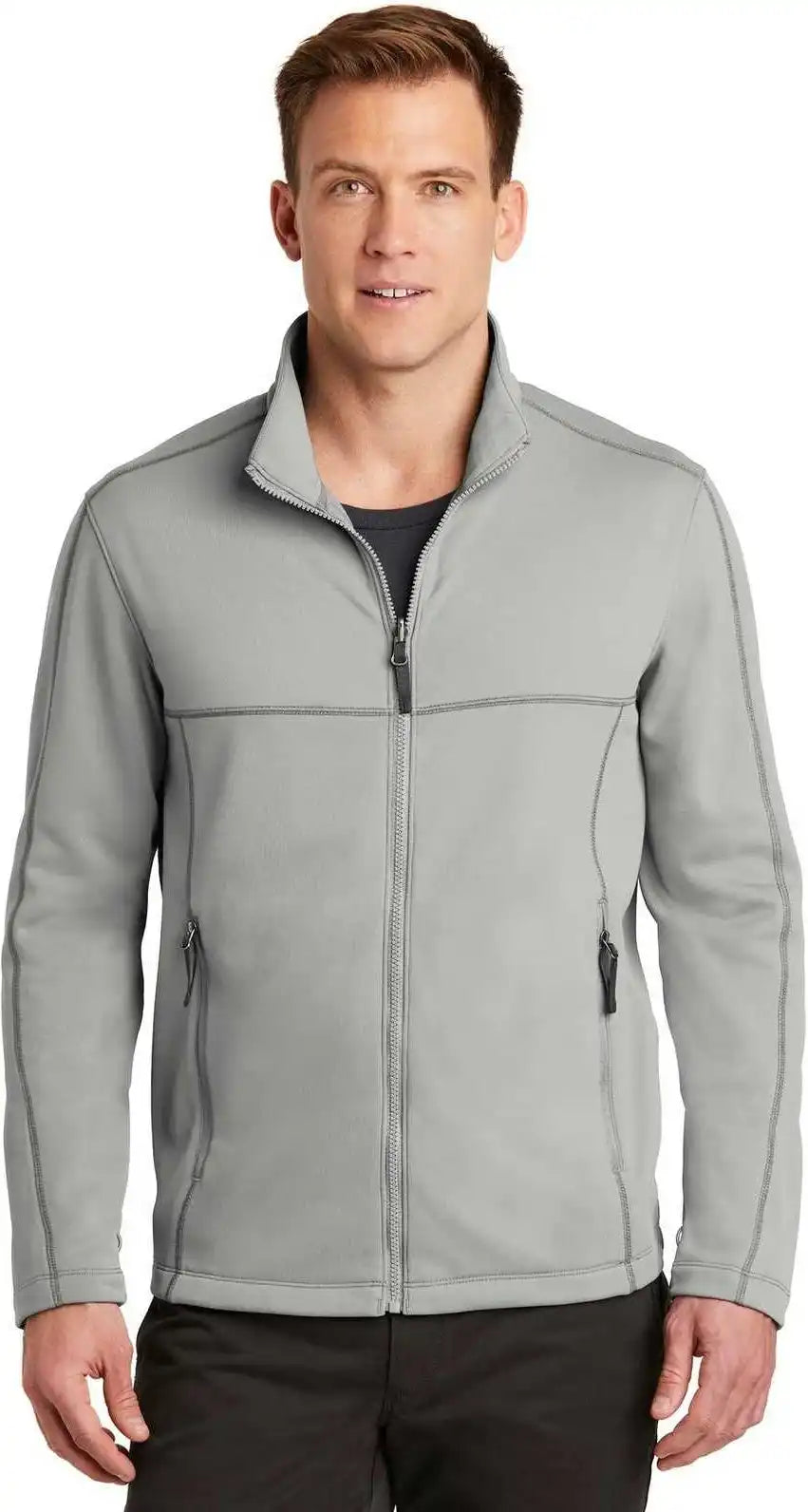 Port Authority F904 Collective Smooth Fleece Jacket - Gusty Gray