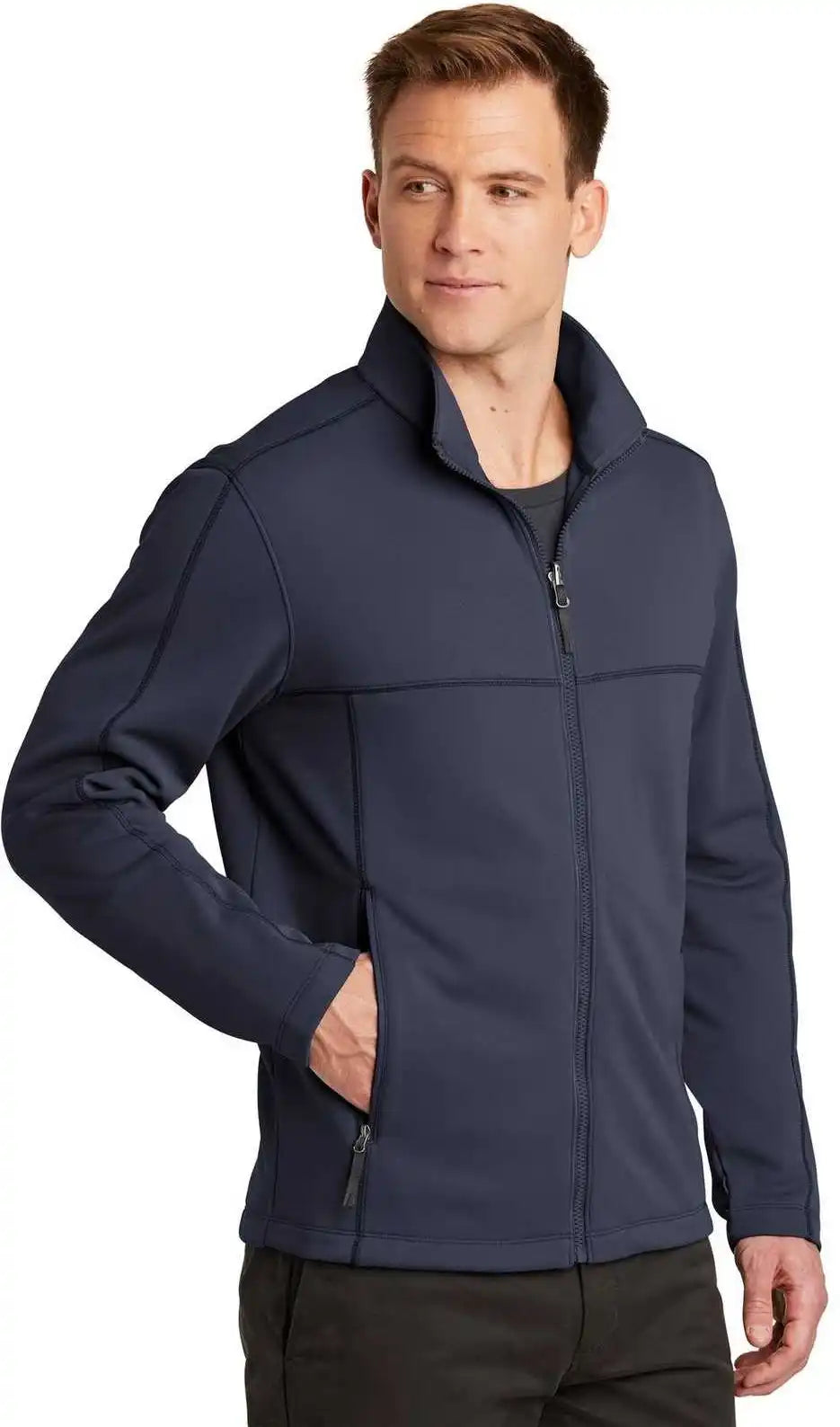 Port Authority F904 Collective Smooth Fleece Jacket River Blue Navy