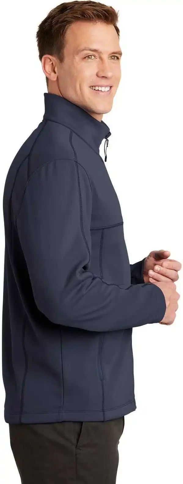 Port Authority F904 Collective Smooth Fleece Jacket River Blue Navy