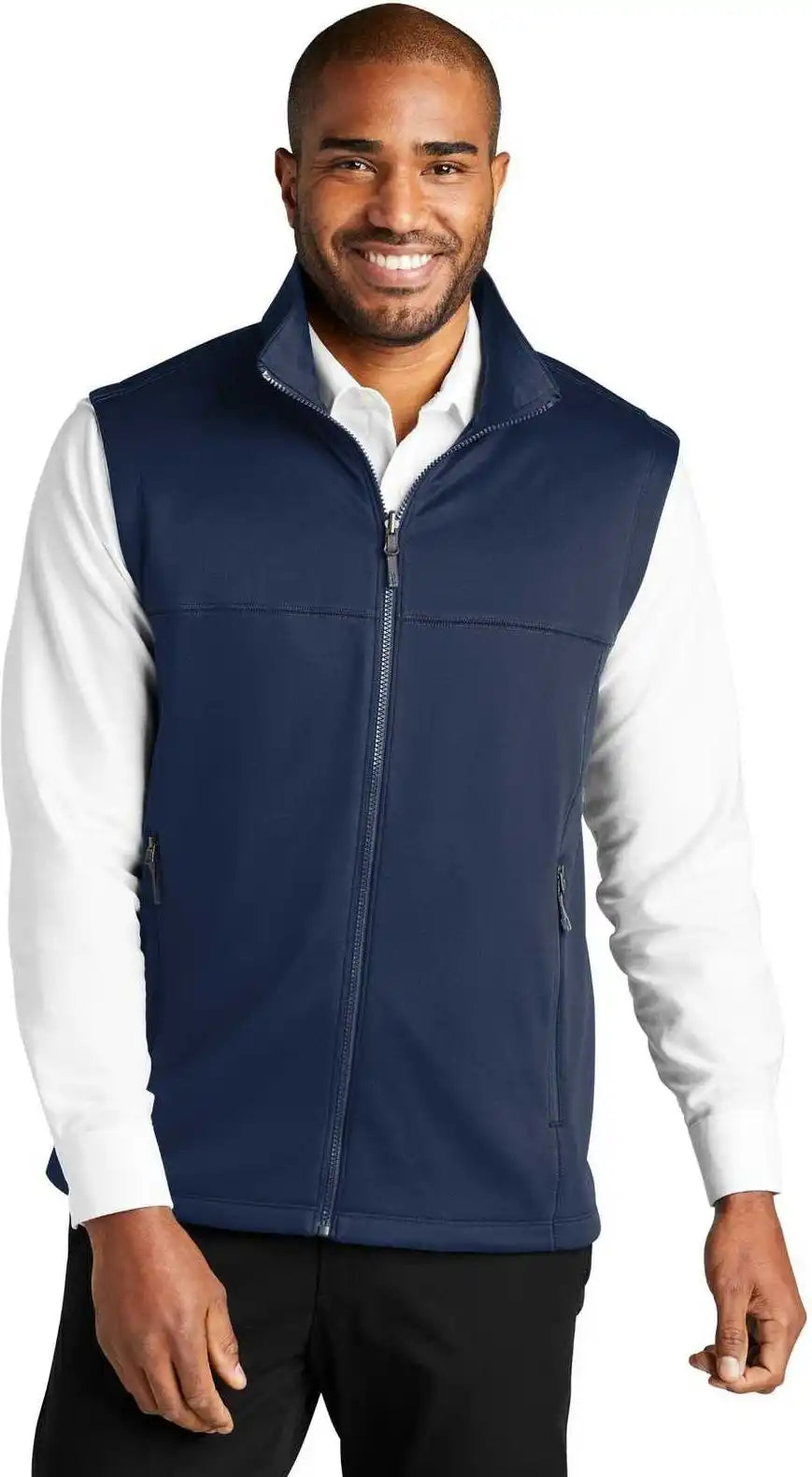 Port Authority F906 Collective Smooth Fleece Vest - River Blue Navy