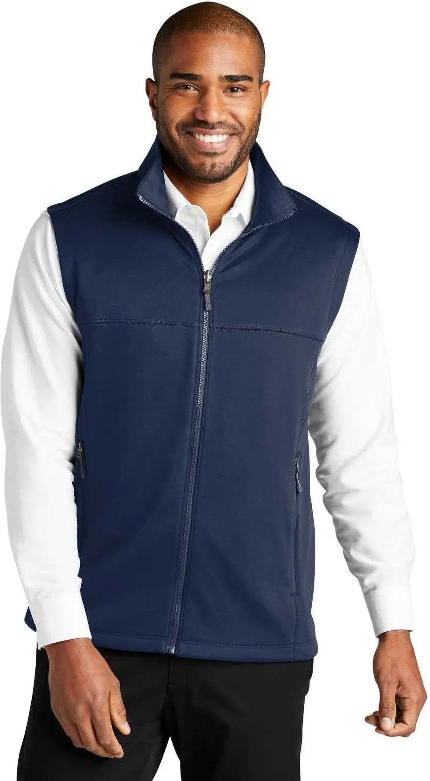 Port Authority F906 Collective Smooth Fleece Vest - River Blue Navy