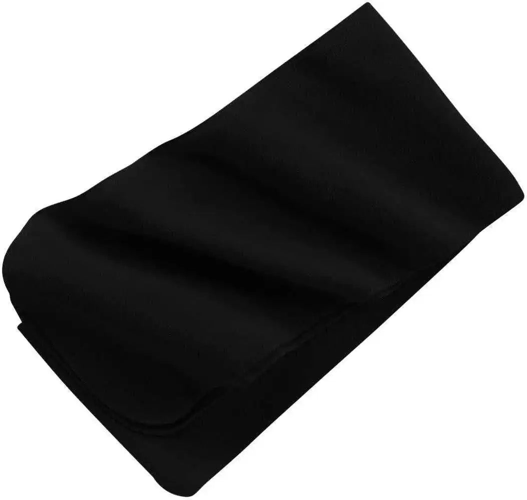 Port Authority Fs03 Extra Long Fleece Scarf - Black - one Size Fits Most