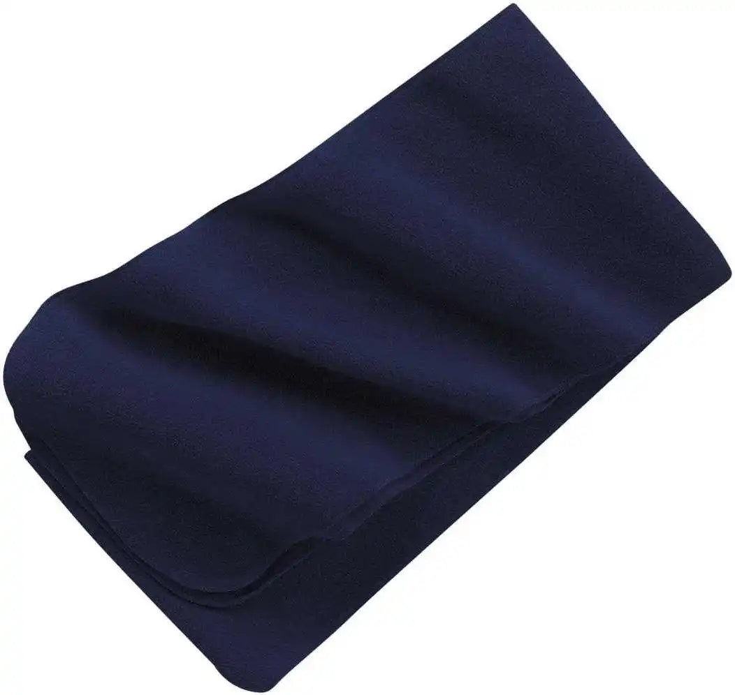 Port Authority Fs03 Extra Long Fleece Scarf Navy / one Size Fits Most