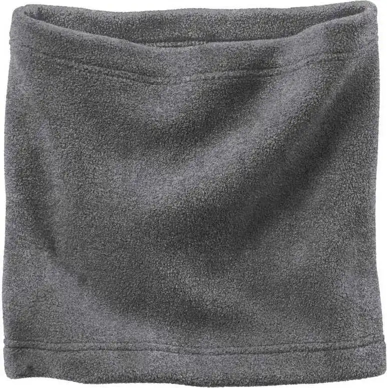 Port Authority Fs07 Fleece Neck Gaiter - Midnight Heather - Dark Gray / one Size Fits Most