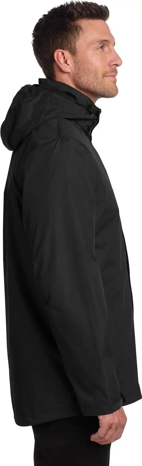 Port Authority J123 All-weather 3-in-1 Jacket - Black