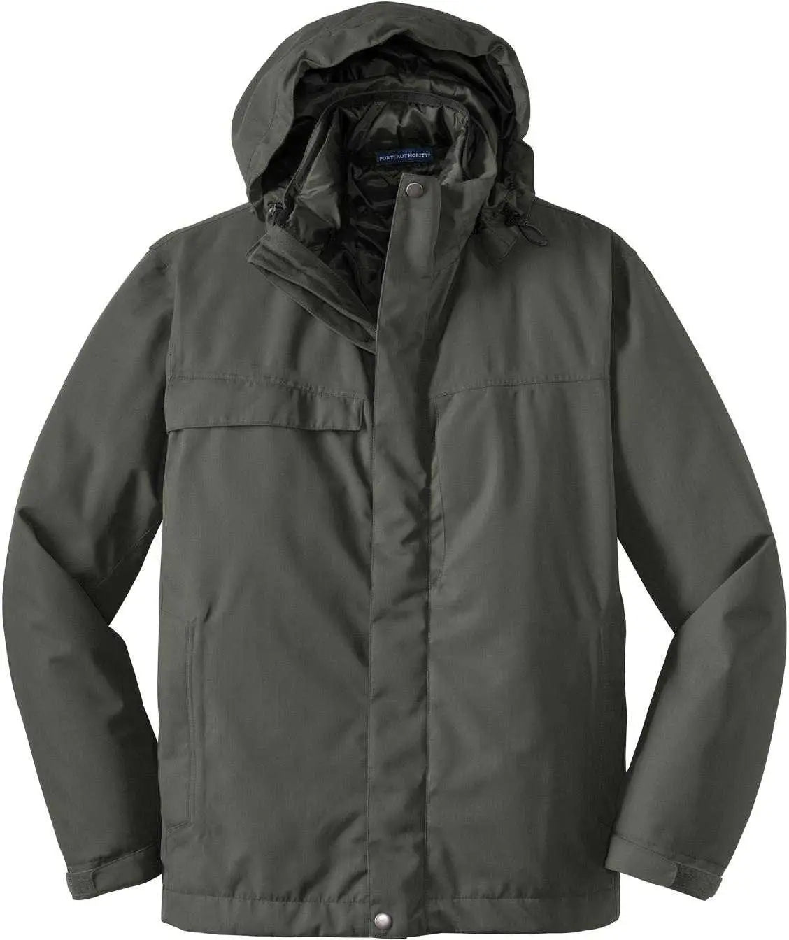 Port Authority J302 Herringbone 3-in-1 Parka - Spruce Green
