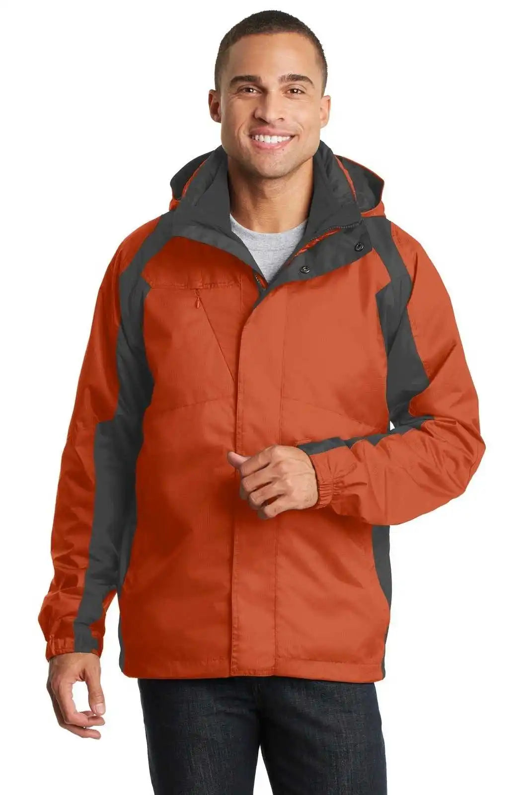 Port Authority J310 Ranger 3-in-1 Jacket - Dark Cadmium Orange Shadow
