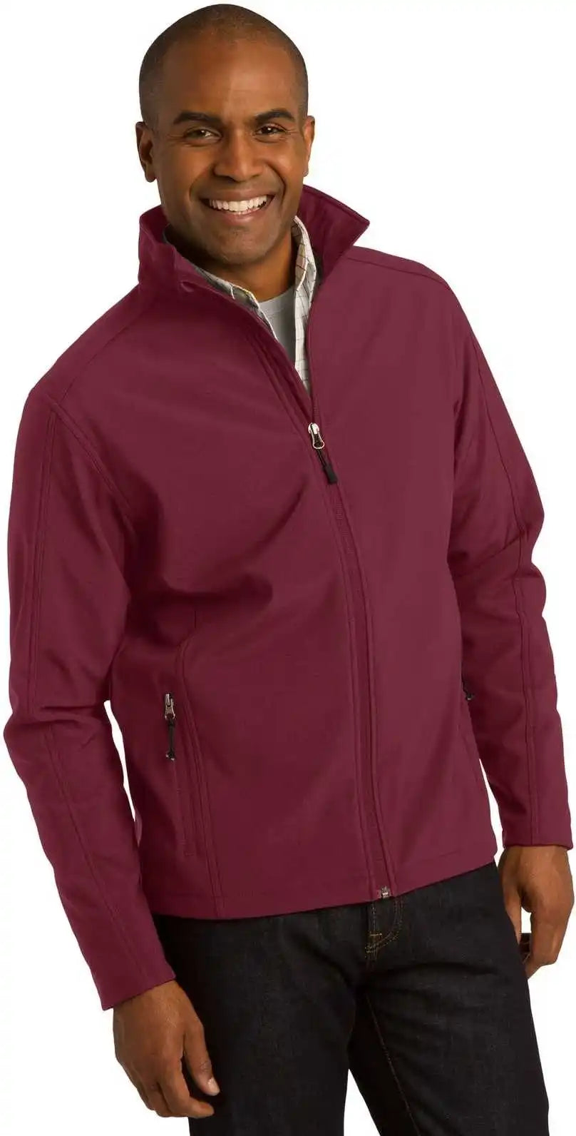 Port Authority J317 Core Soft Shell Jacket - Maroon