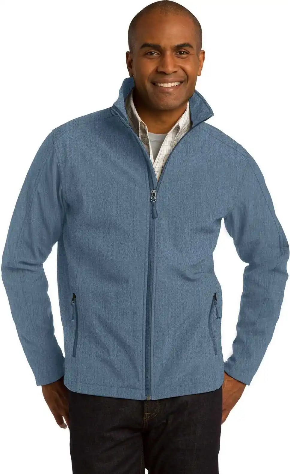 Port Authority J317 Core Soft Shell Jacket - Navy Heather
